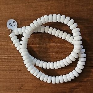 White Stone Beads